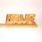 Ahşap Love Çerezlik Tek Parça - Görsel 4