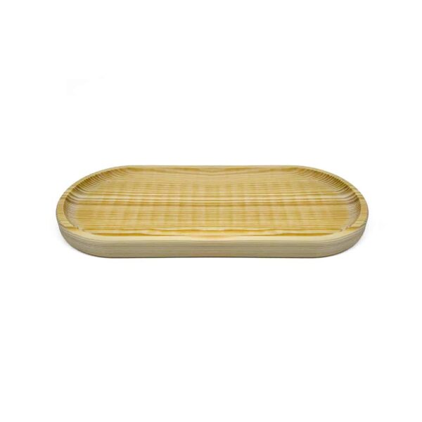 Ahşap Oval Sunumluk Büyük Boy