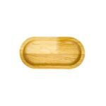 Ahşap Oval Yağdanlık & Sirkelik Standı Küçük